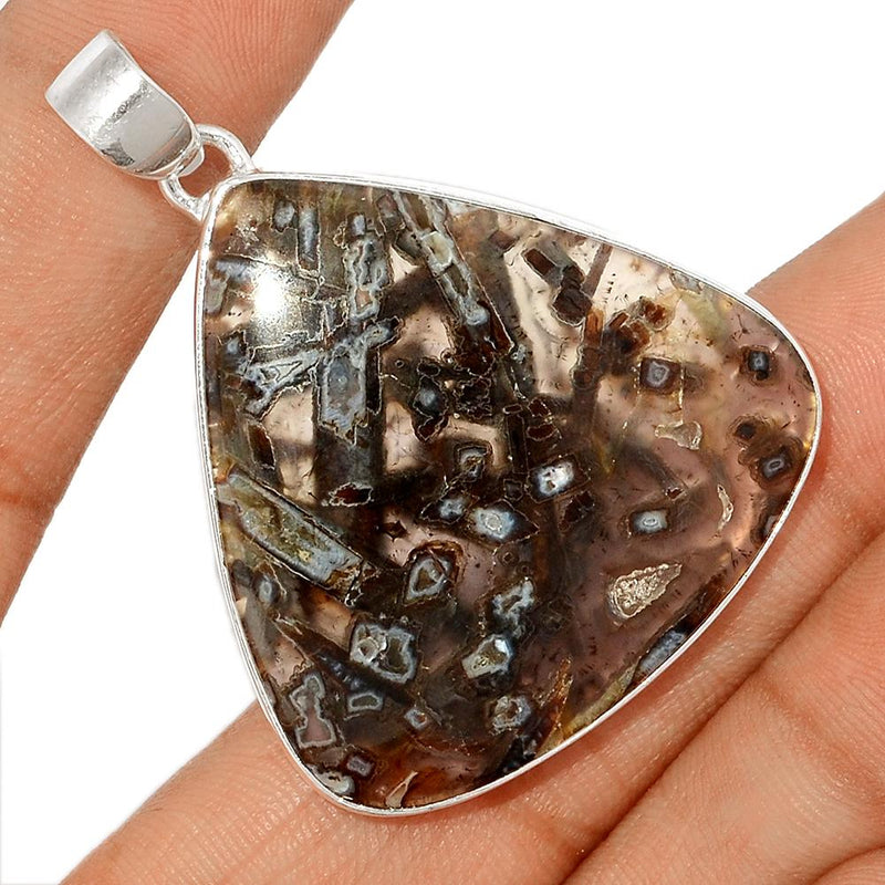 2" Tube Agate Pendants - TBAP352