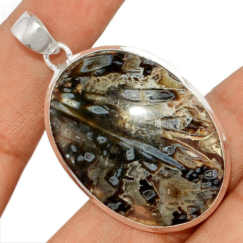 2.1" Tube Agate Pendants - TBAP356