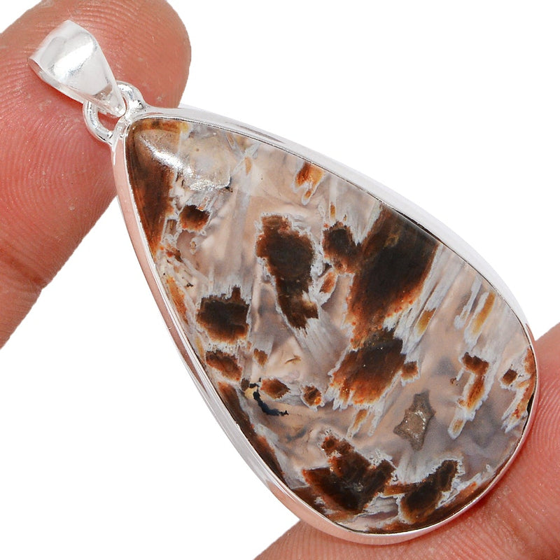 2.1" Tube Agate Pendants - TBAP360