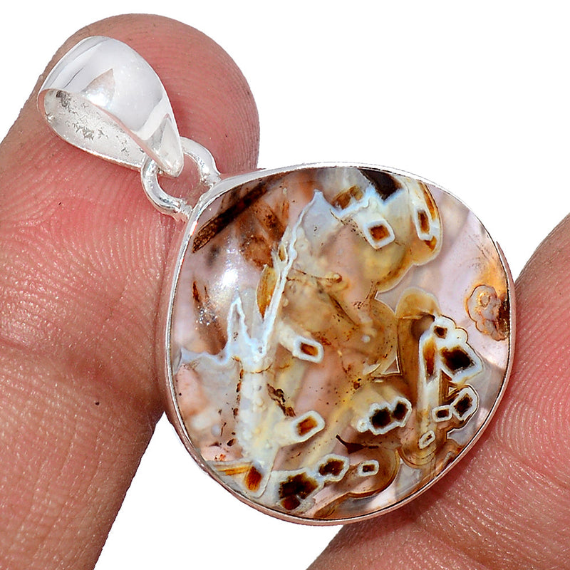 1.3" Tube Agate Pendants - TBAP382