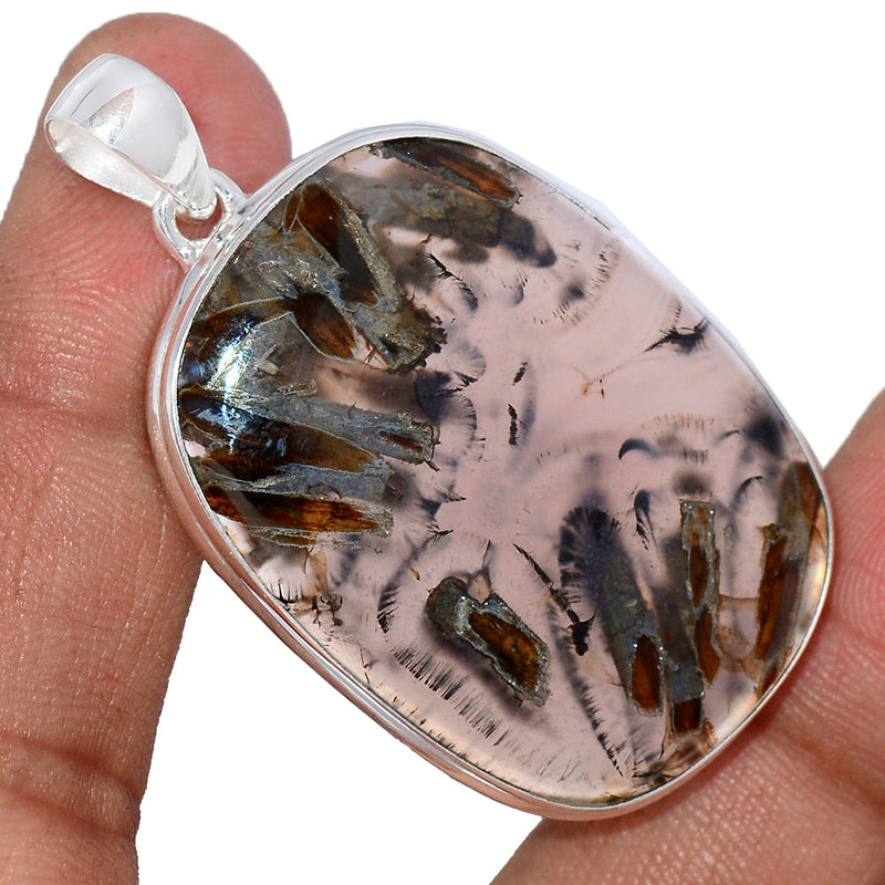 2" Tube Agate Pendants - TBAP397