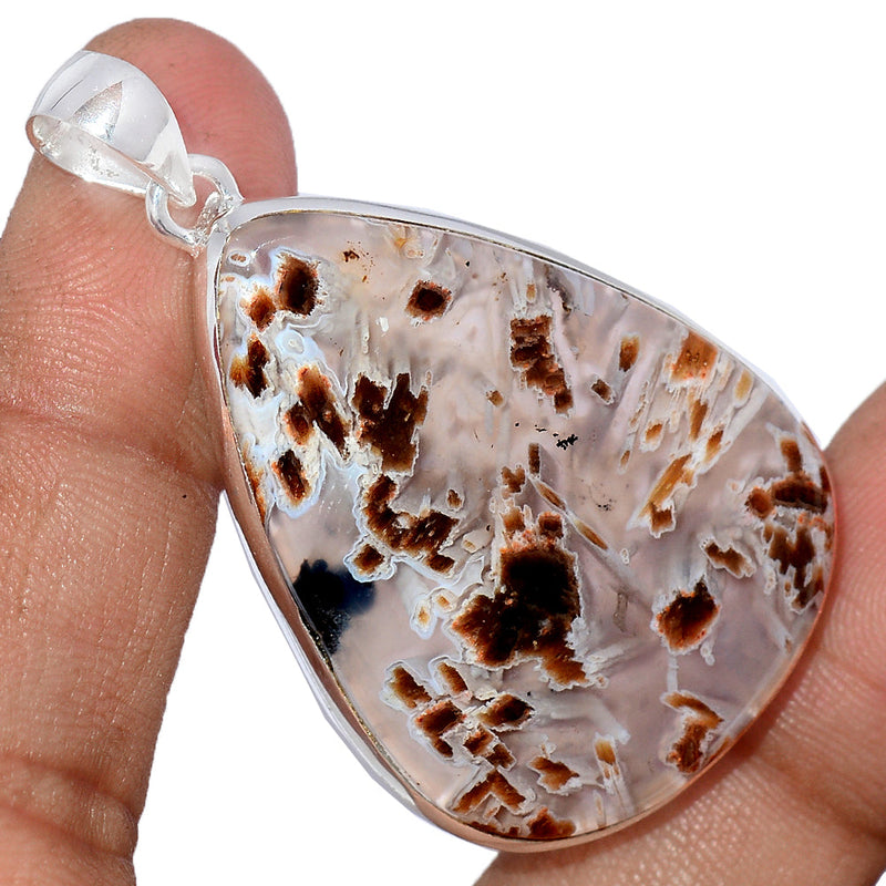 2" Tube Agate Pendants - TBAP414