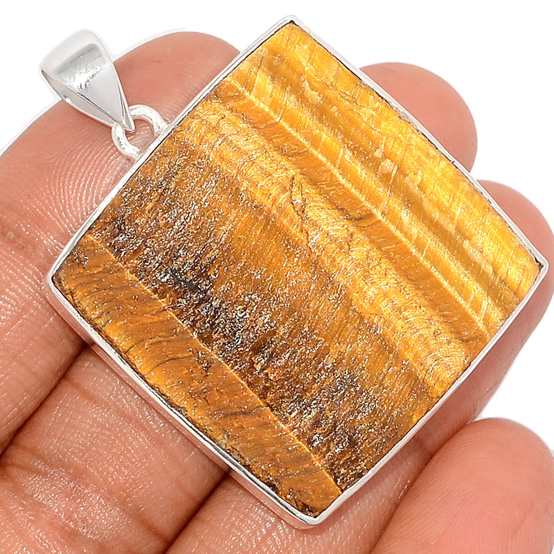1.8" Tiger Eye Rough Pendants - TERP41