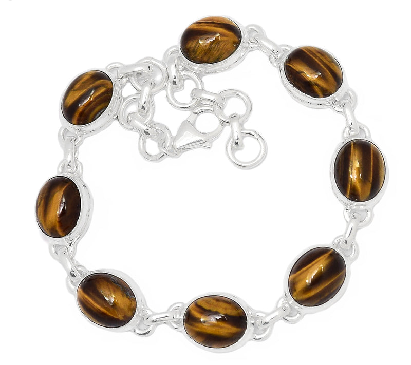 8.5" Tiger Eye Bracelets - TEYB198