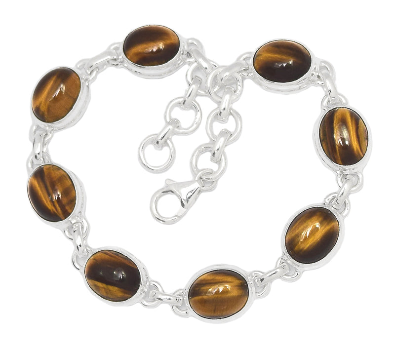 8.5" Tiger Eye Bracelets - TEYB206