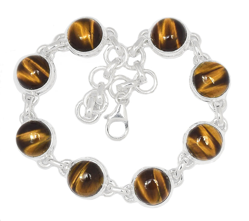 8.5" Tiger Eye Bracelets - TEYB207