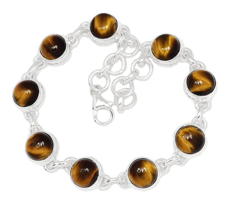 8.5" Tiger Eye Bracelets - TEYB208