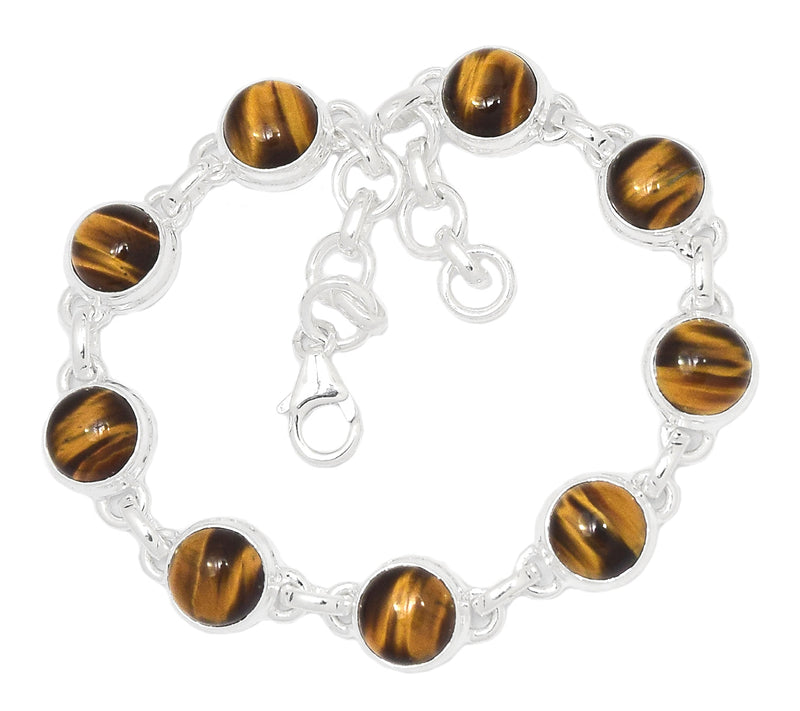 8.5" Tiger Eye Bracelets - TEYB213