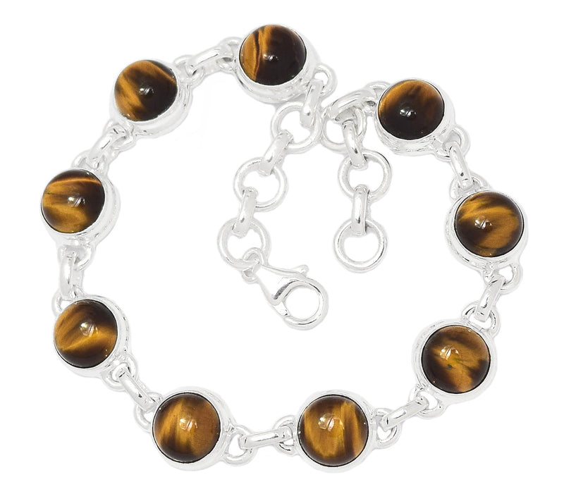 8.5" Tiger Eye Bracelets - TEYB215