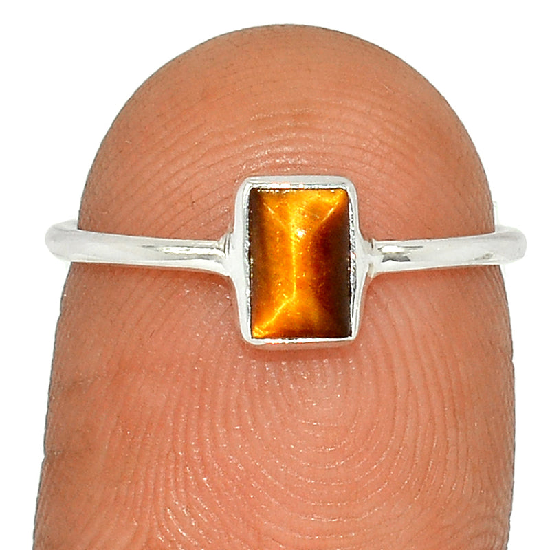 Small Plain - Tiger Eye Ring - TEYR1014