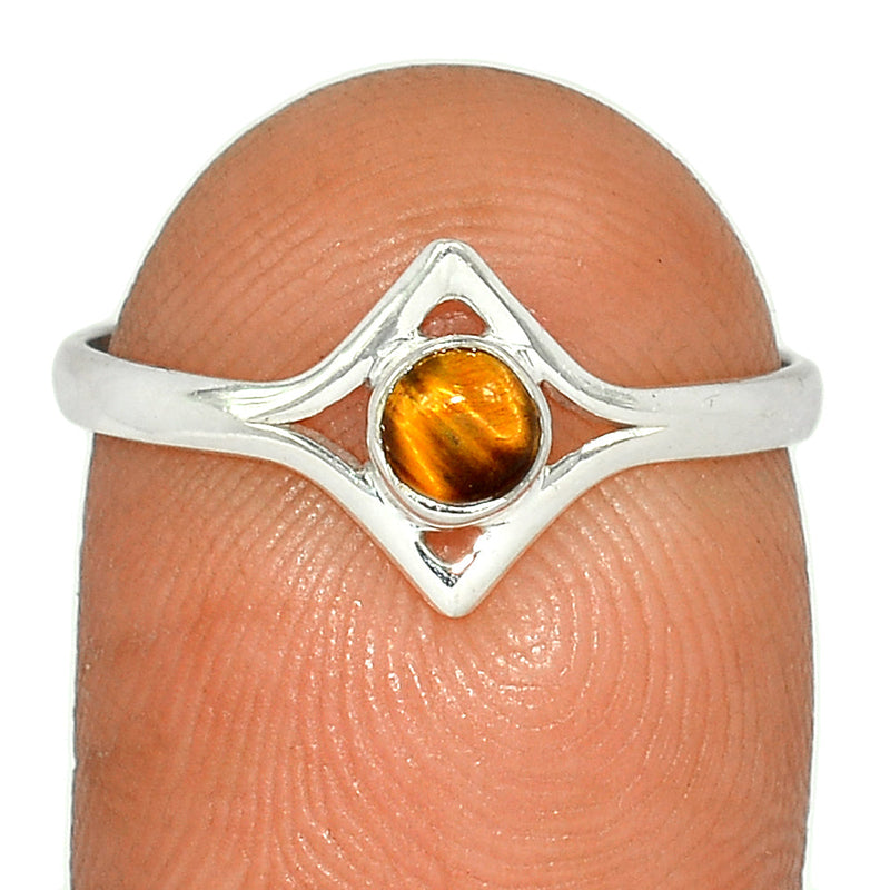 Small Plain - Tiger Eye Ring - TEYR1016