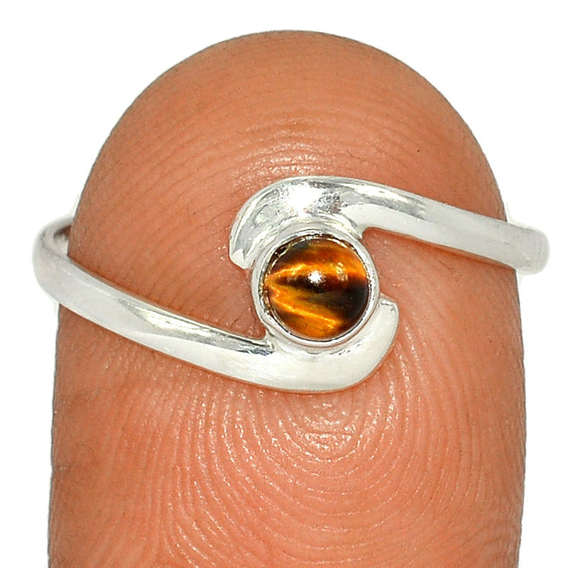 Small Plain - Tiger Eye Ring - TEYR1017