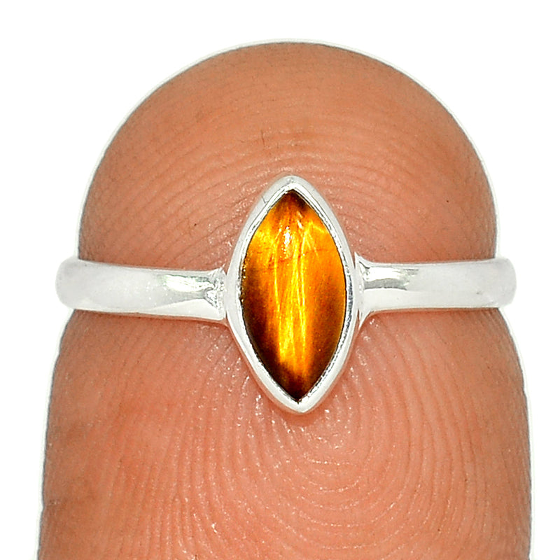 Small Plain - Tiger Eye Ring - TEYR1018