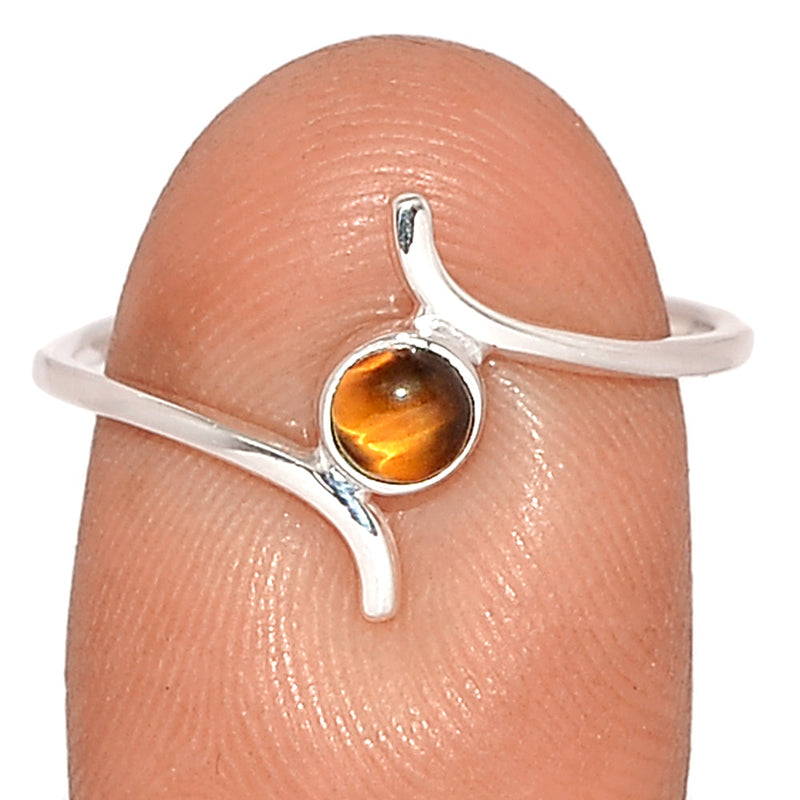 Small Plain - Tiger Eye Ring - TEYR1055
