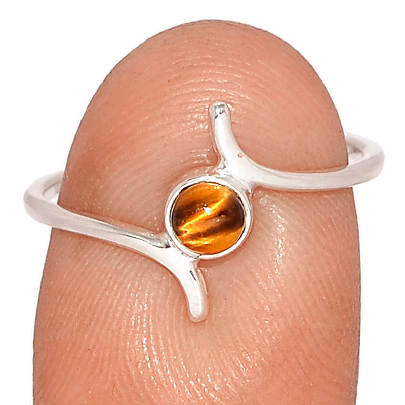 Small Plain - Tiger Eye Ring - TEYR1056