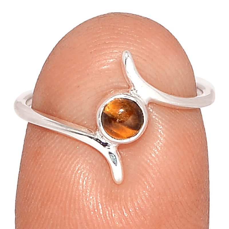 Small Plain - Tiger Eye Ring - TEYR1067