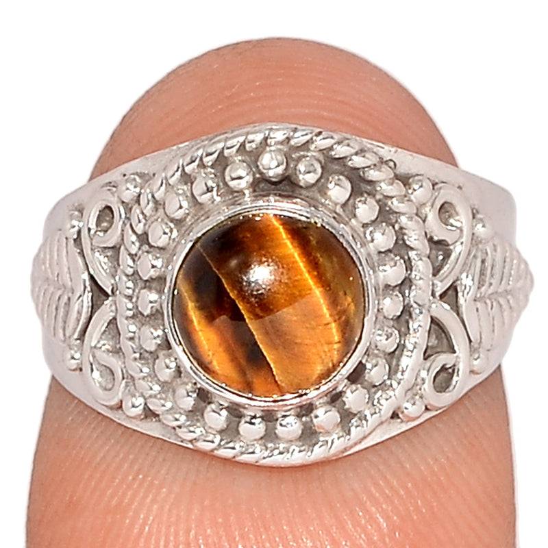 Fine Filigree - Tiger Eye Ring - TEYR931