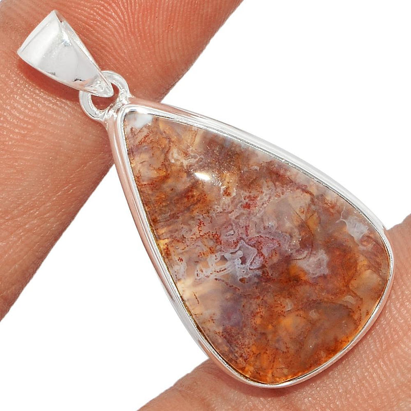 1.6" Texas Moss Agate Pendants - TMAP113