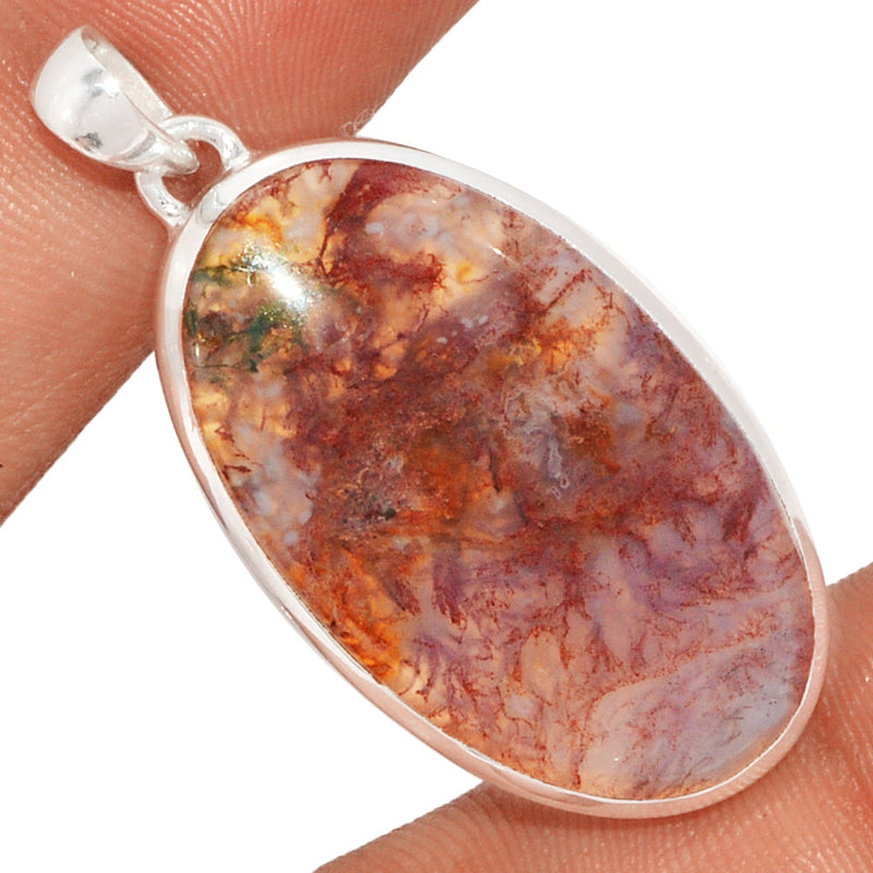 1.7" Texas Moss Agate Pendants - TMAP142