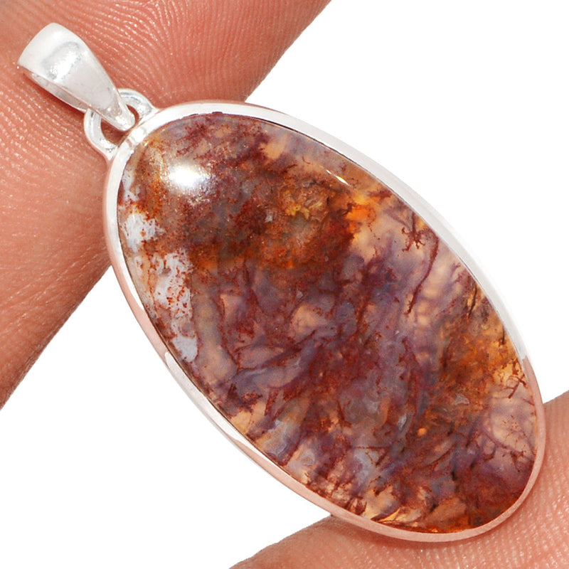 1.8" Texas Moss Agate Pendants - TMAP143