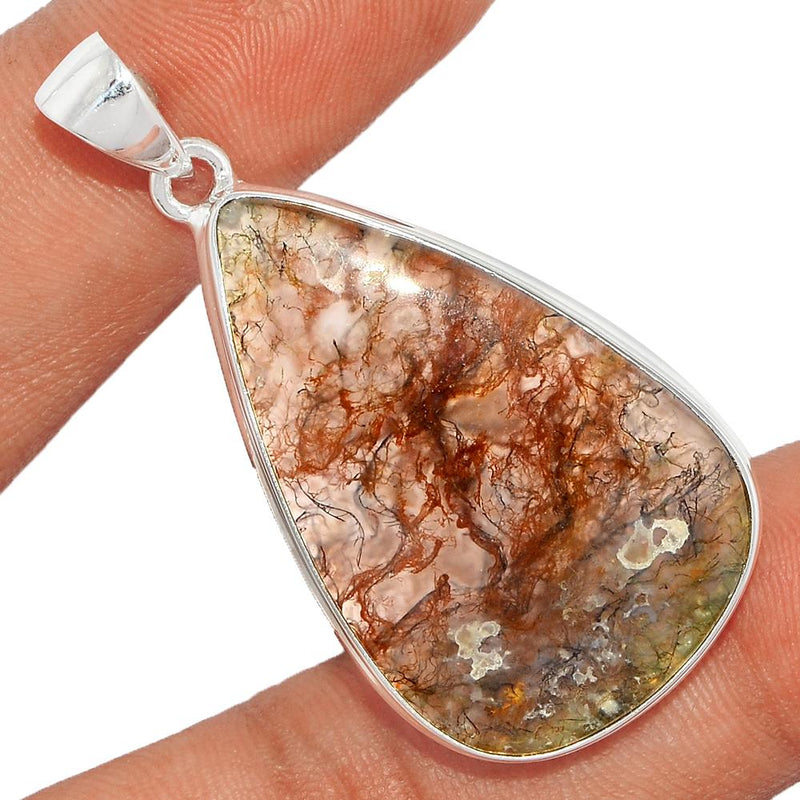 2" Texas Moss Agate Pendants - TMAP60