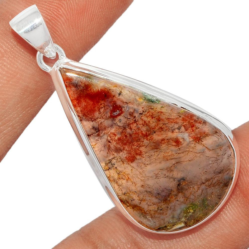 1.8" Texas Moss Agate Pendants - TMAP75