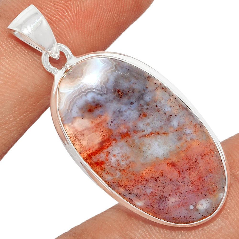 1.7" Texas Moss Agate Pendants - TMAP80