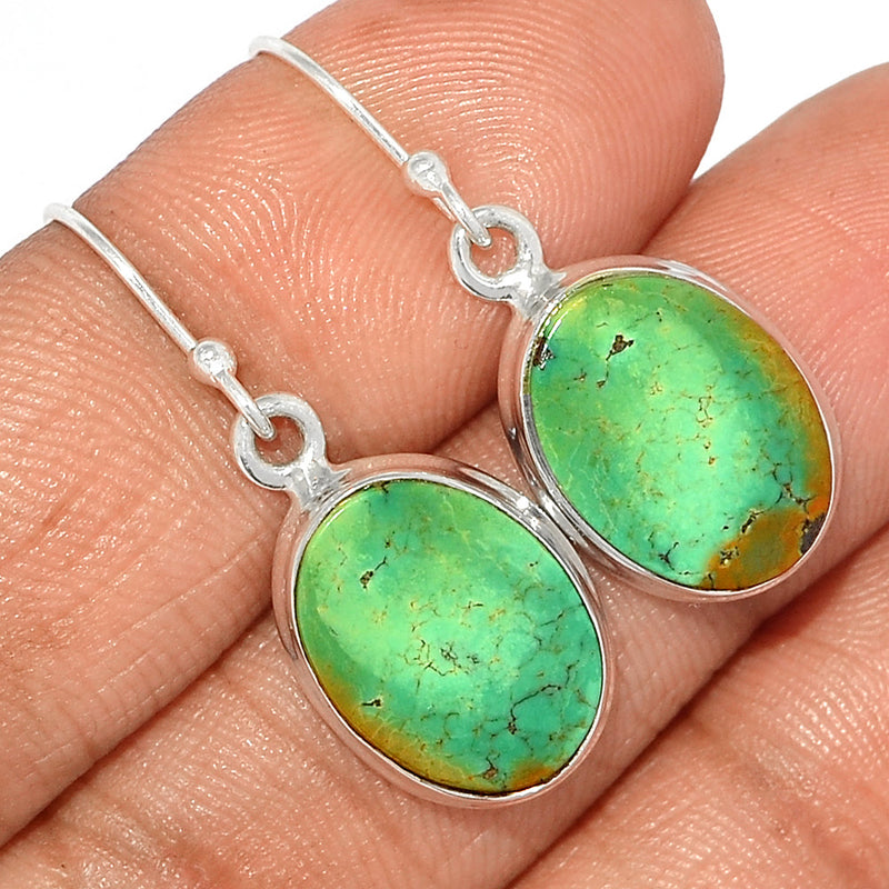 1.2" Tibetan Turquoise Earrings - TRQE503