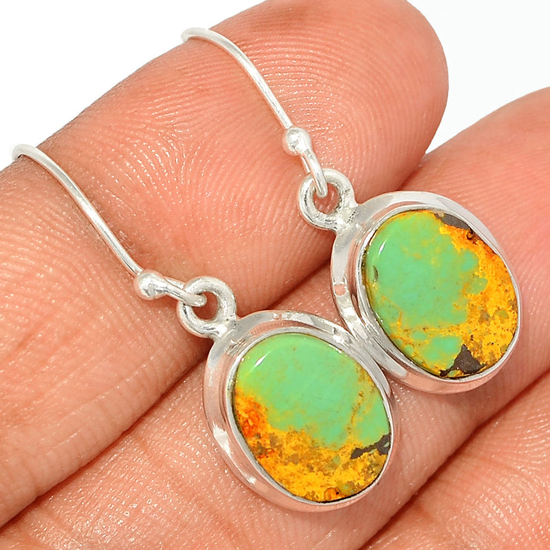 1.2" Tibetan Turquoise Earrings - TRQE536