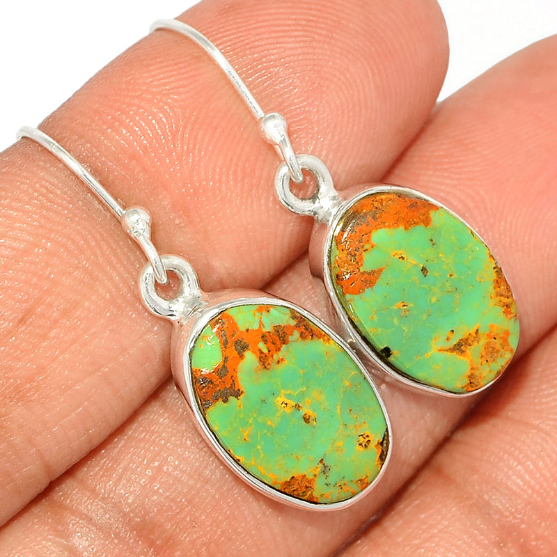 1.3" Tibetan Turquoise Earrings - TRQE541