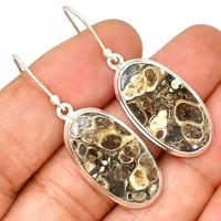 Turtella Jasper Earring-TTJE172