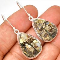 Turtella Jasper Earring-TTJE174