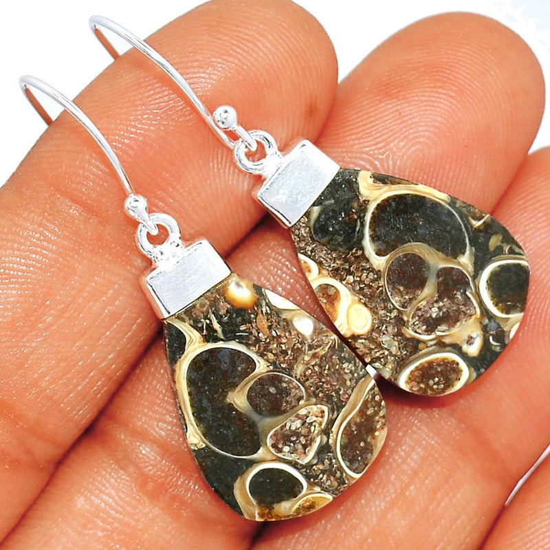 1.6" Turtella Jasper Earrings - TTJE216