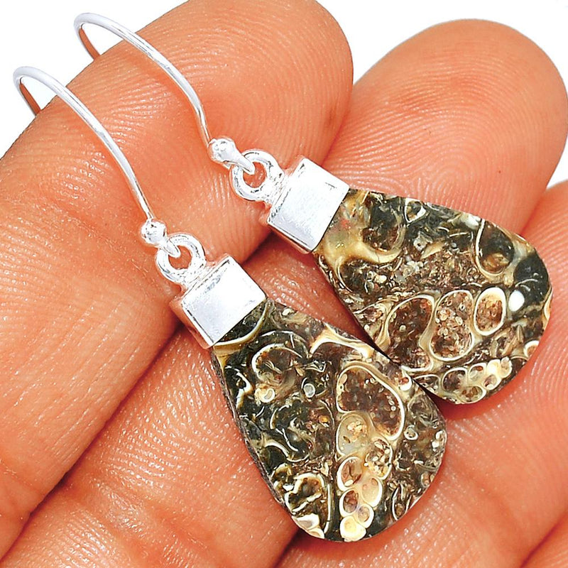 1.6" Turtella Jasper Earrings - TTJE217
