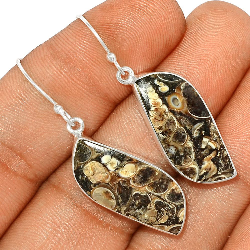 1.7" Turtella Jasper Earrings - TTJE227