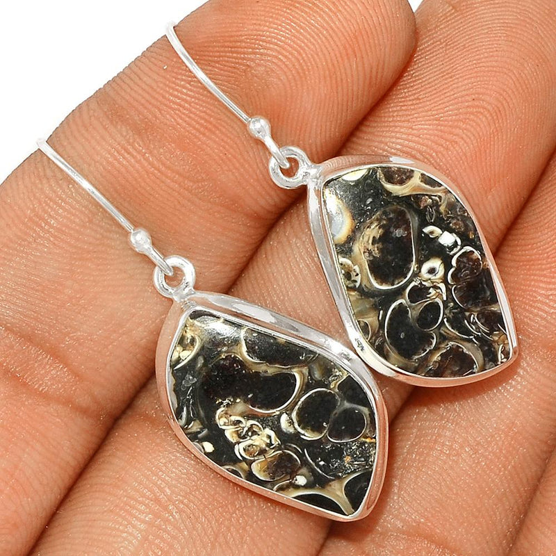 1.6" Turtella Jasper Earrings - TTJE235