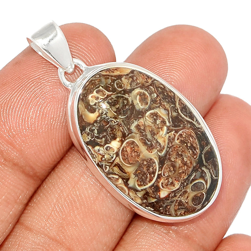 1.6" Turtella Jasper Pendants - TTJP743