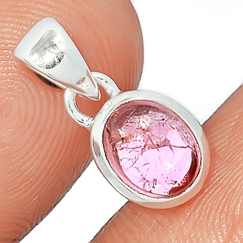 0.7" Tourmaline Cabochon Pendants - TUCP190