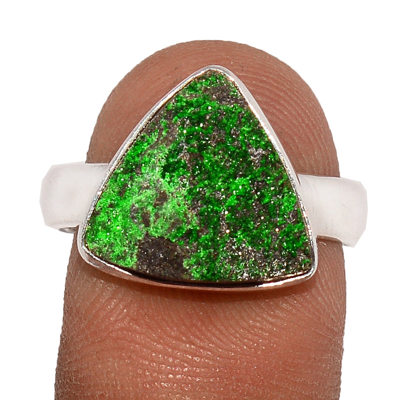 Uvarovite Green Garnet Ring - UGGR122