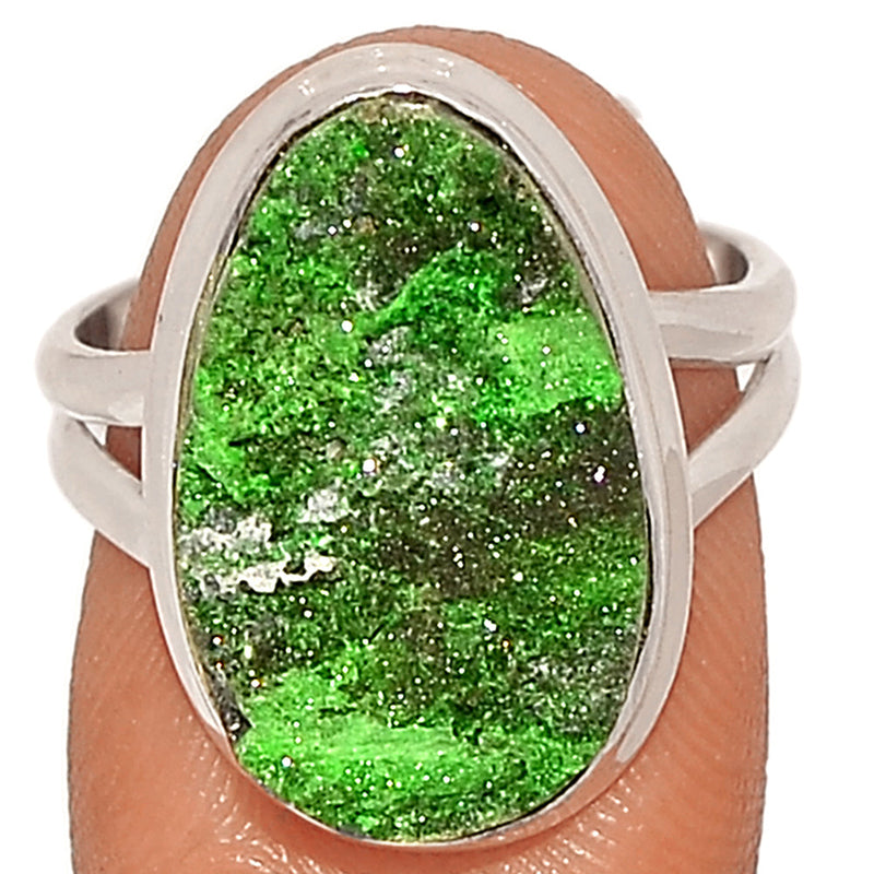 Uvarovite Green Garnet Ring - UGGR182
