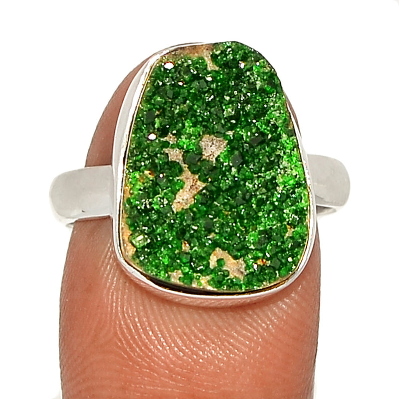 Uvarovite Green Garnet Ring - UGGR189