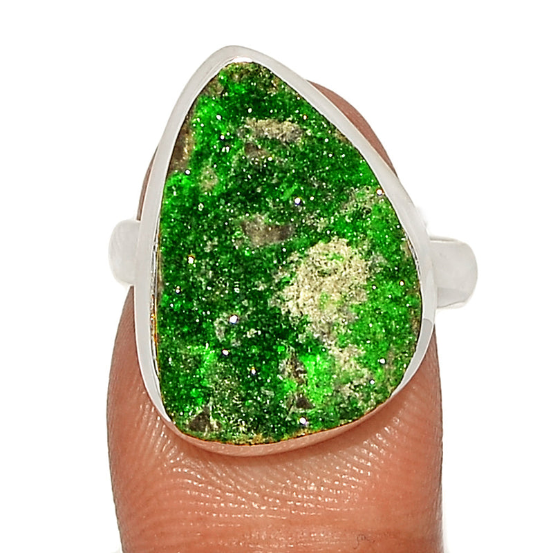Uvarovite Green Garnet Ring - UGGR190