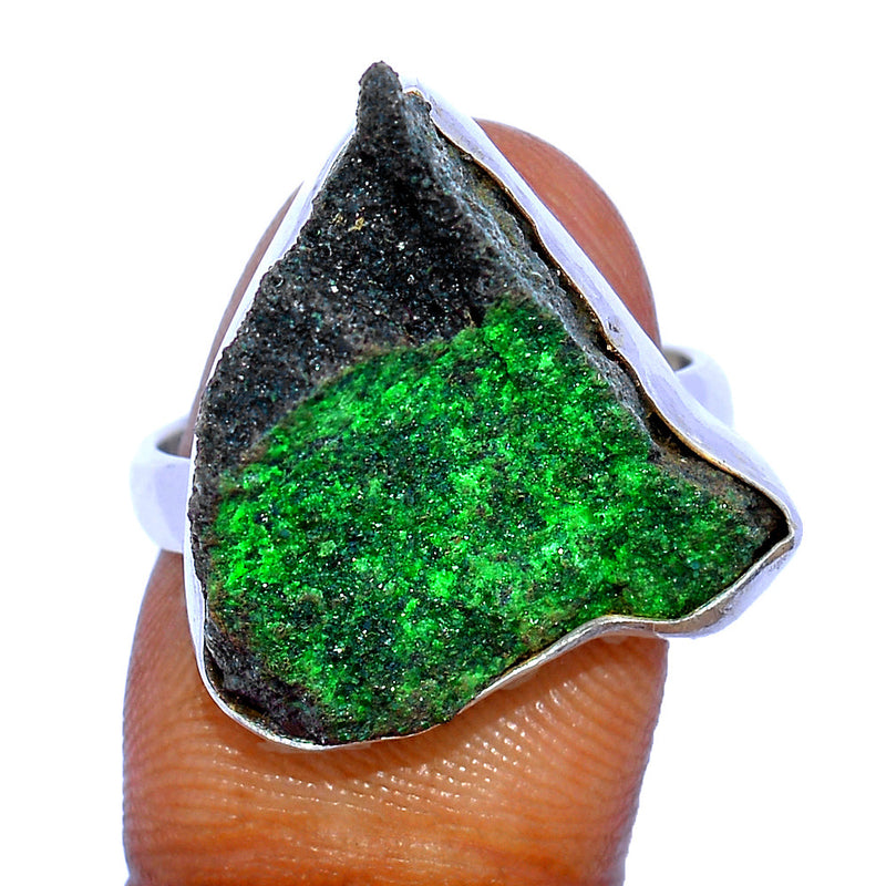 Uvarovite Green Garnet Ring - UGGR191