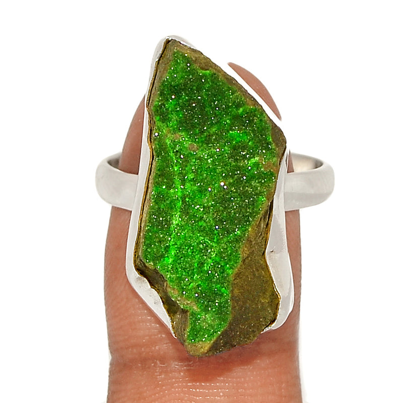 Uvarovite Green Garnet Ring - UGGR192