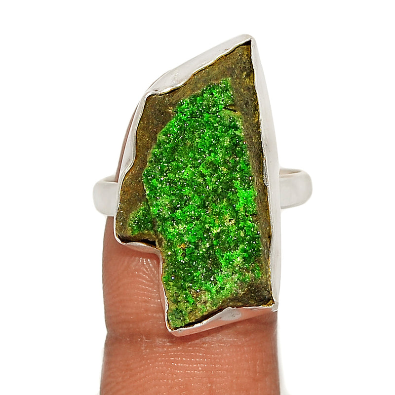 Uvarovite Green Garnet Ring - UGGR193