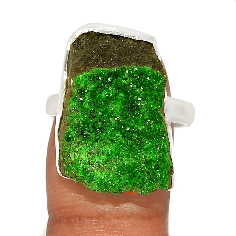 Uvarovite Green Garnet Ring - UGGR195