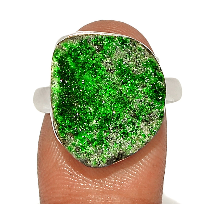 Uvarovite Green Garnet Ring - UGGR196