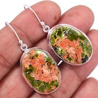 Unakite Earring-UNKE266