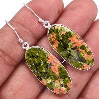 Unakite Earring-UNKE290