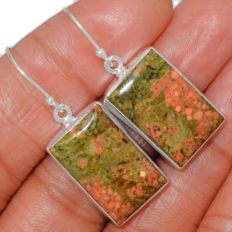 1.6" Unakite Earrings - UNKE333